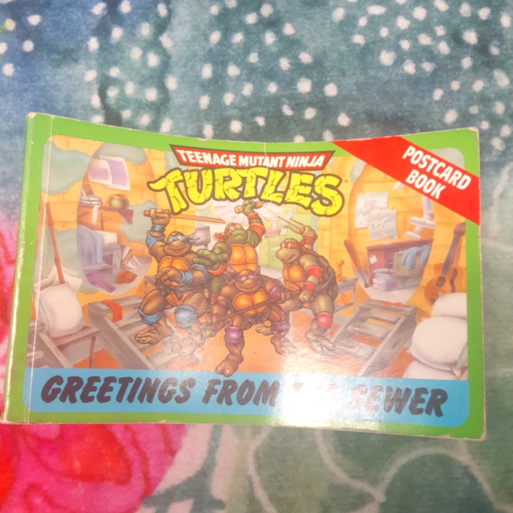 TMNT postcard book